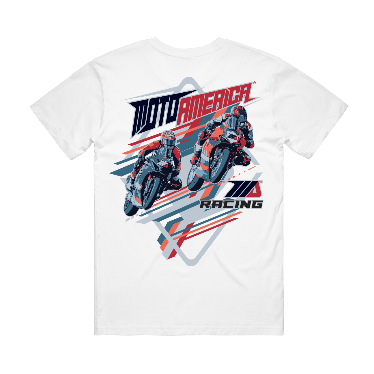 The Chase, White Tee MotoAmerica®