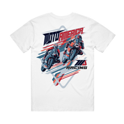 The Chase, White Tee MotoAmerica®