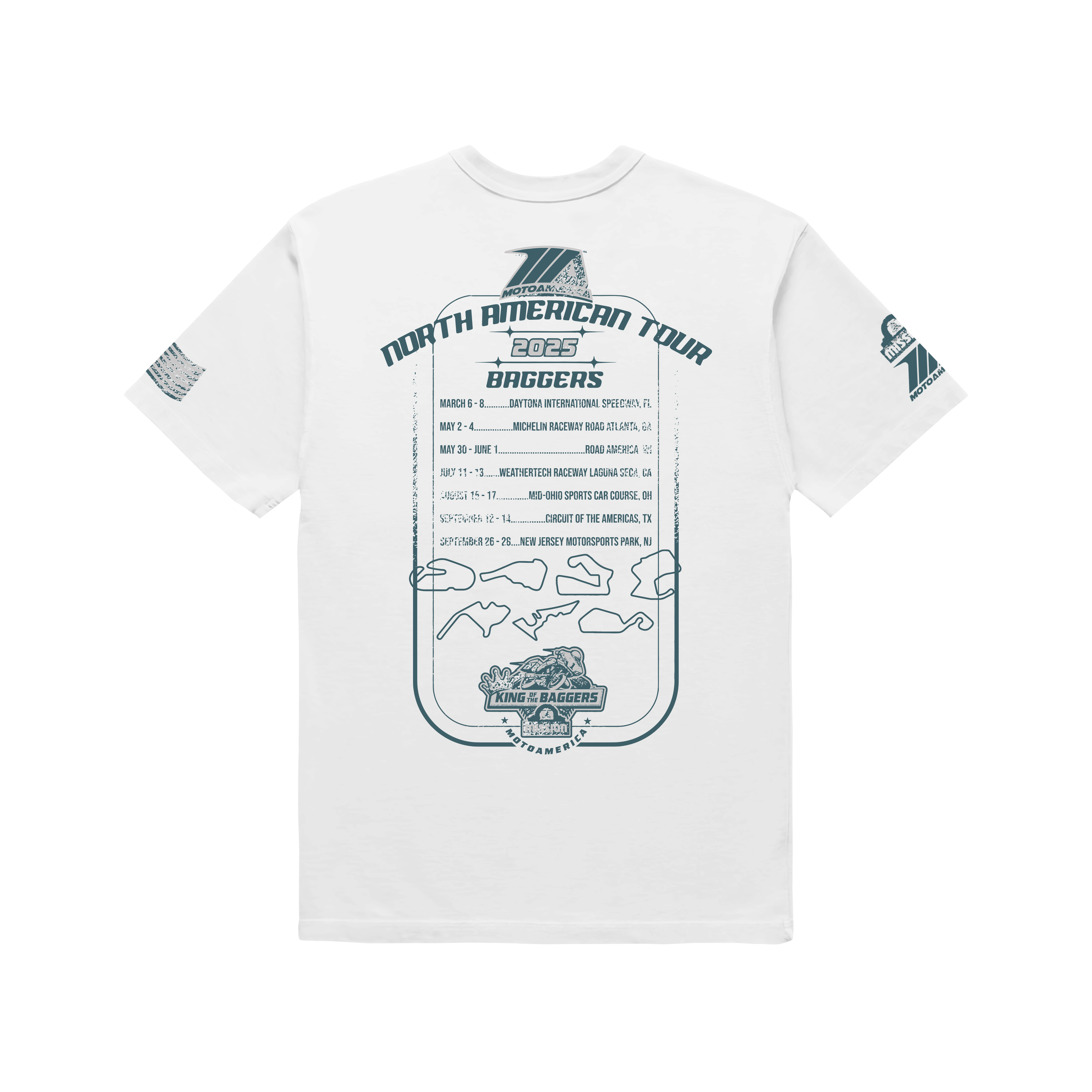 2025 Bagger Tour Tee MotoAmerica®