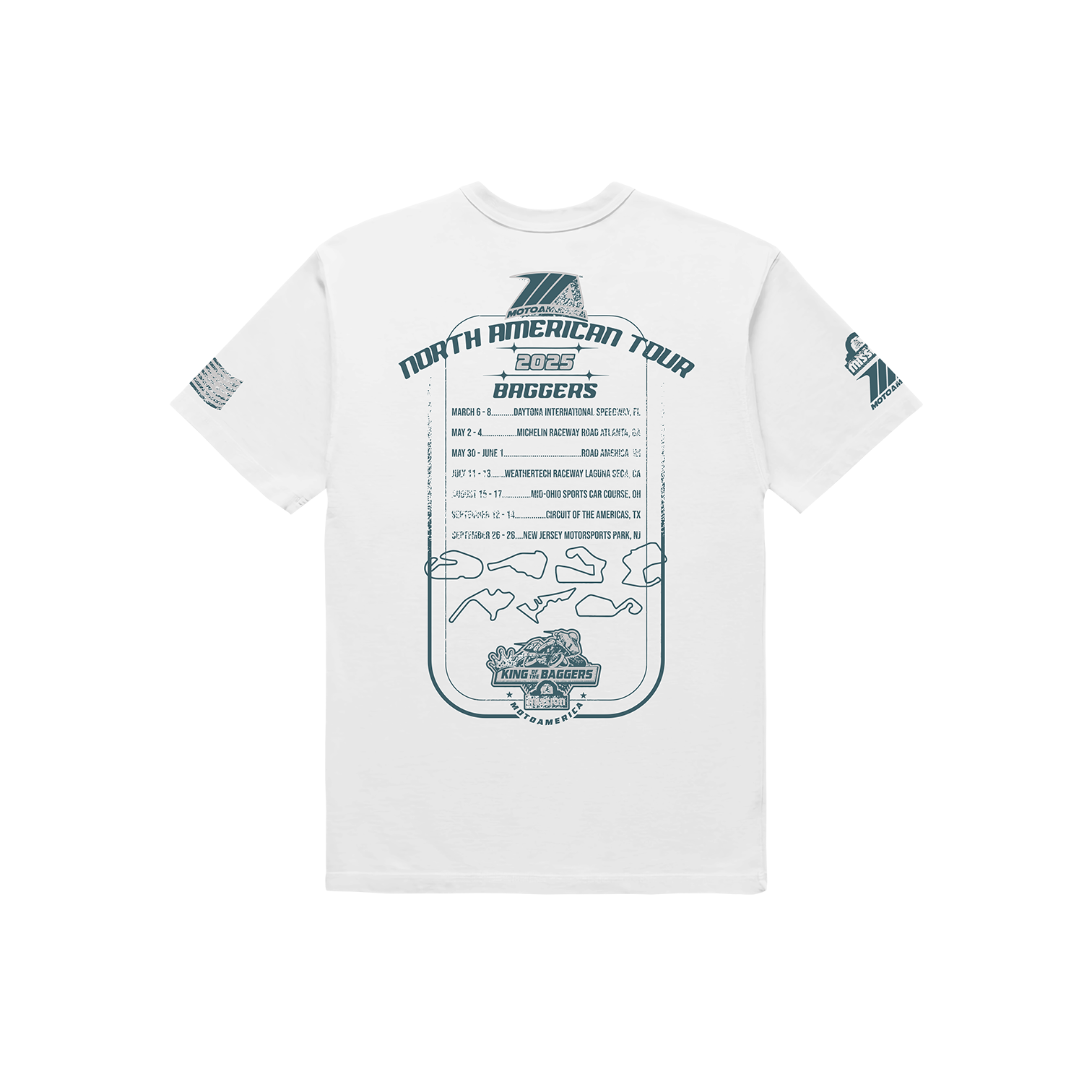 2025 Bagger Tour Tee MotoAmerica®