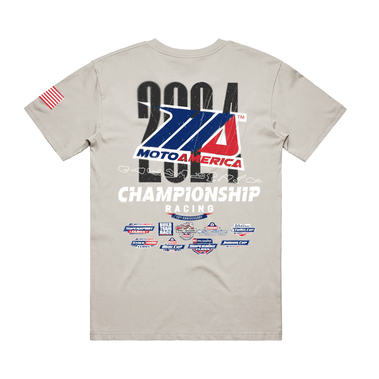 2024 Tracks Tour Tee, MotoAmerica®