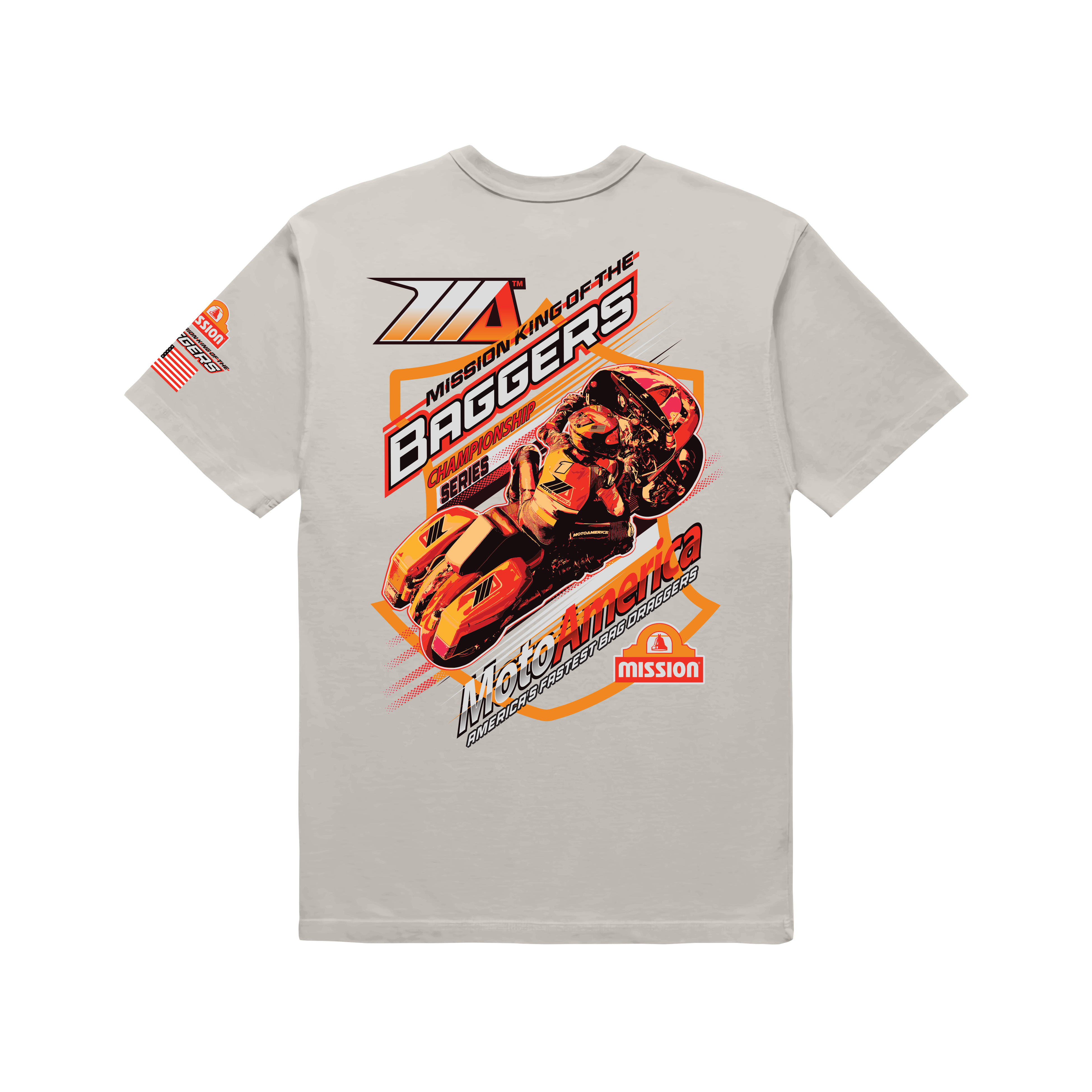 Baggers Cement Poster Tee MotoAmerica®