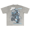 Blue Flame Boxy Heavy Tee MotoAmerica®