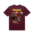 BAGGERS Burgundy Poster Tee, MotoAmerica®