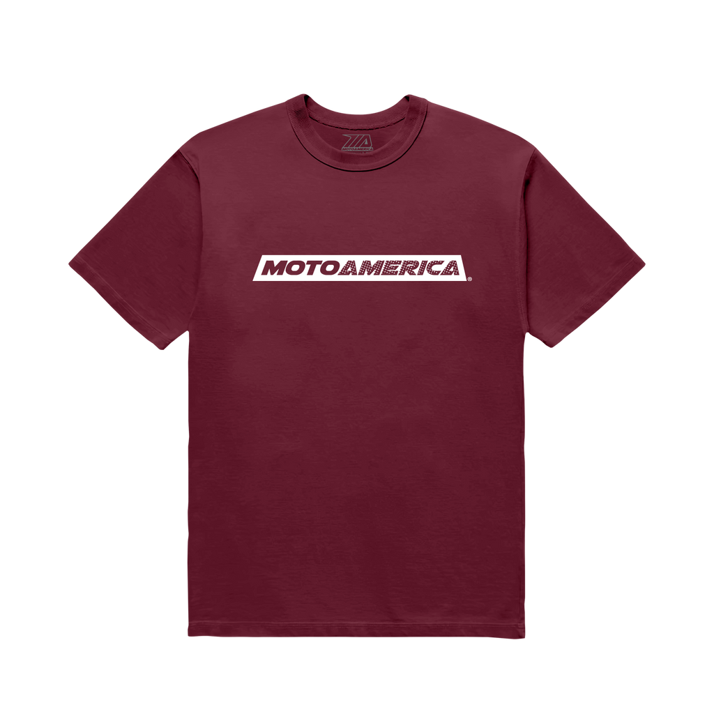 Dot MotoAmerica® Maroon Tee