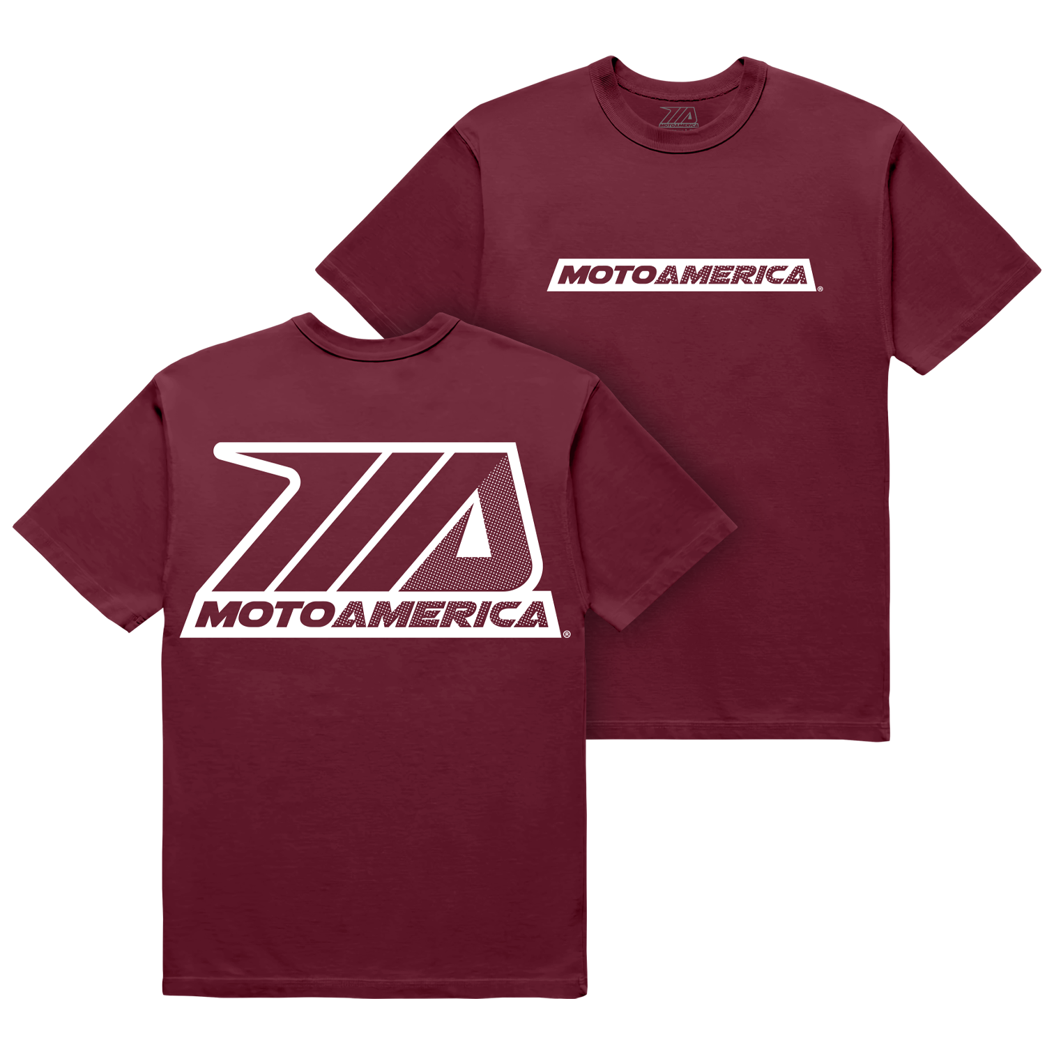 Dot MotoAmerica® Maroon Tee