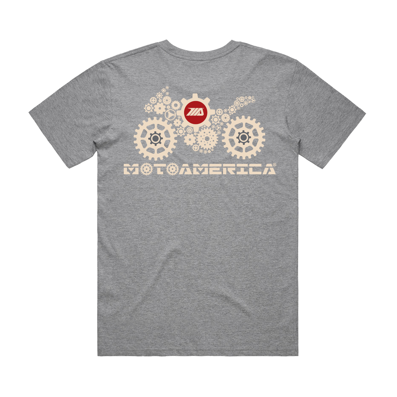 Geared Toward Victory, Heather Grey Tee MotoAmerica®