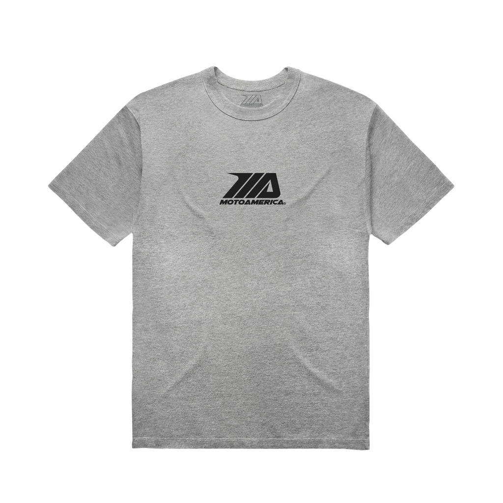 Be Seen Heather Grey Tee MotoAmerica®