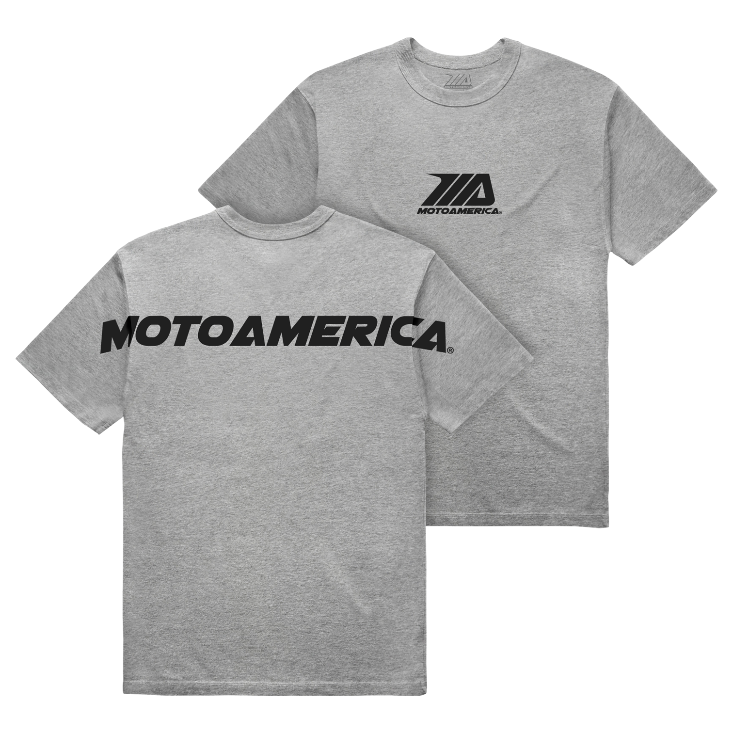 Be Seen Heather Grey Tee MotoAmerica®