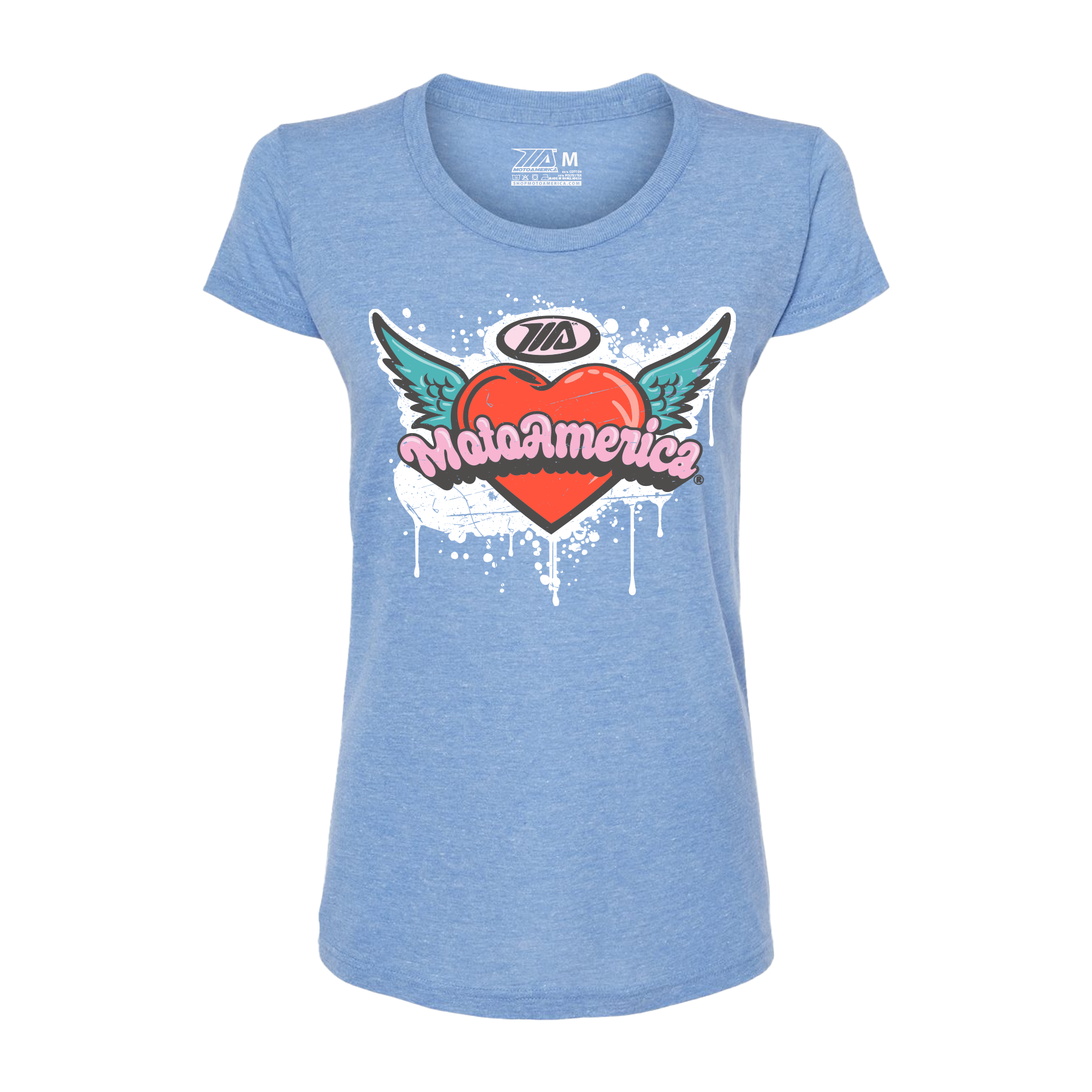 Baddie Womens scoop neck tee MotoAmerica®