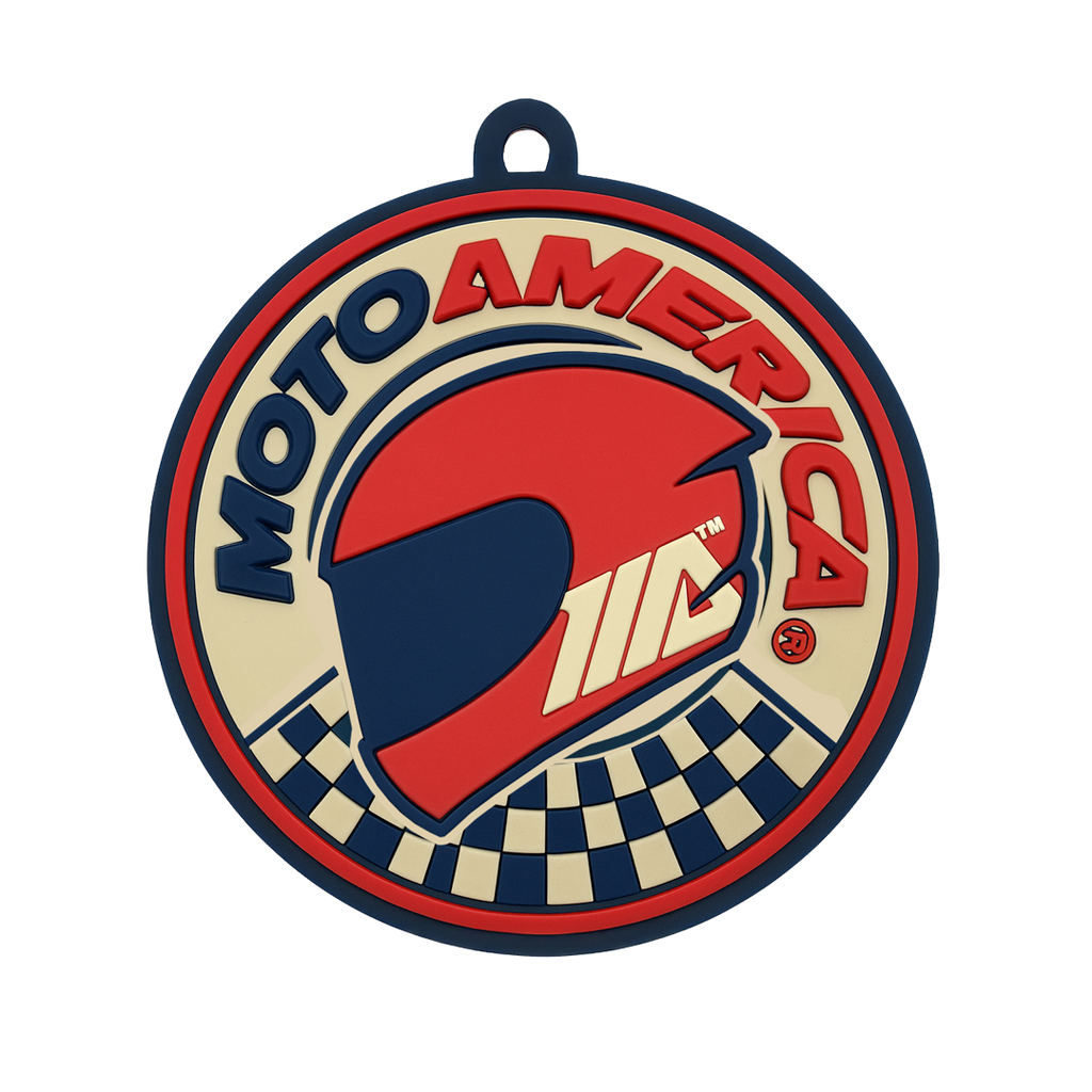 Helmet Logo Keychain