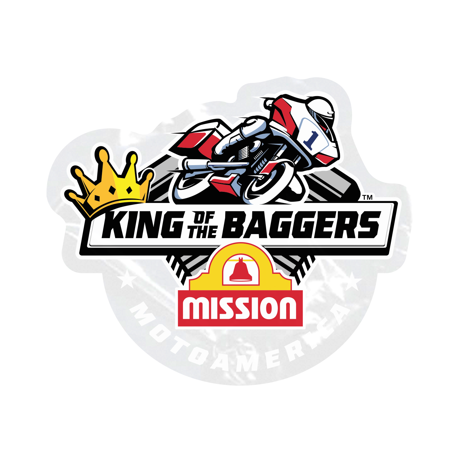 King of the Baggers Sticker MotoAmerica®