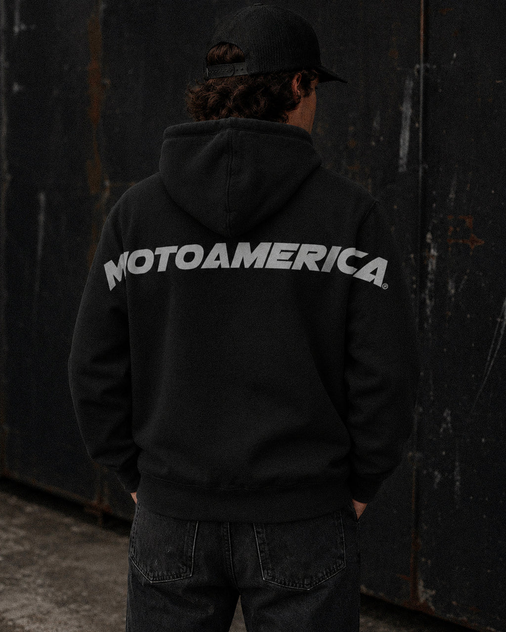 Be Seen Hoodie Black MotoAmerica®
