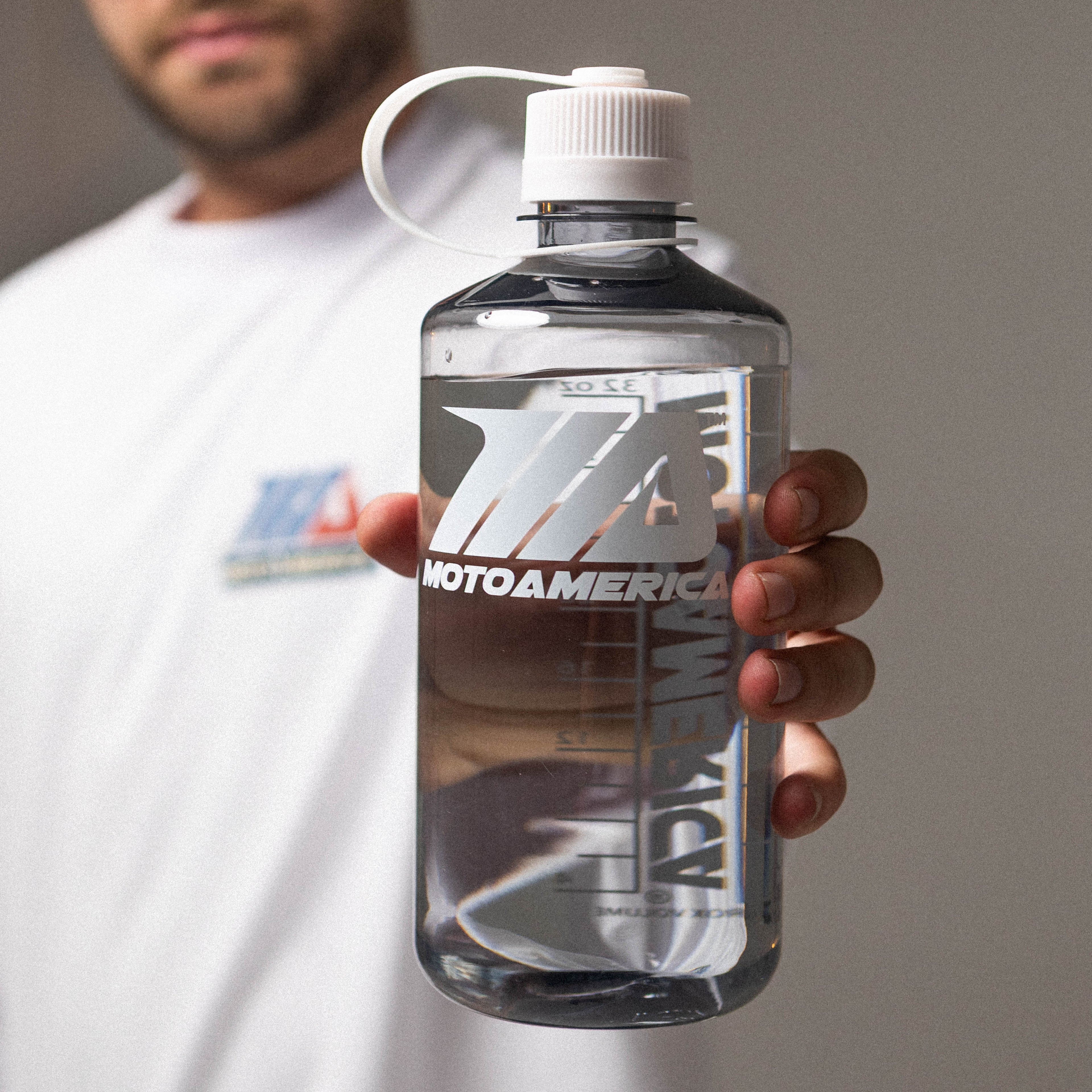 MotoAmerica® Clear Water Bottle