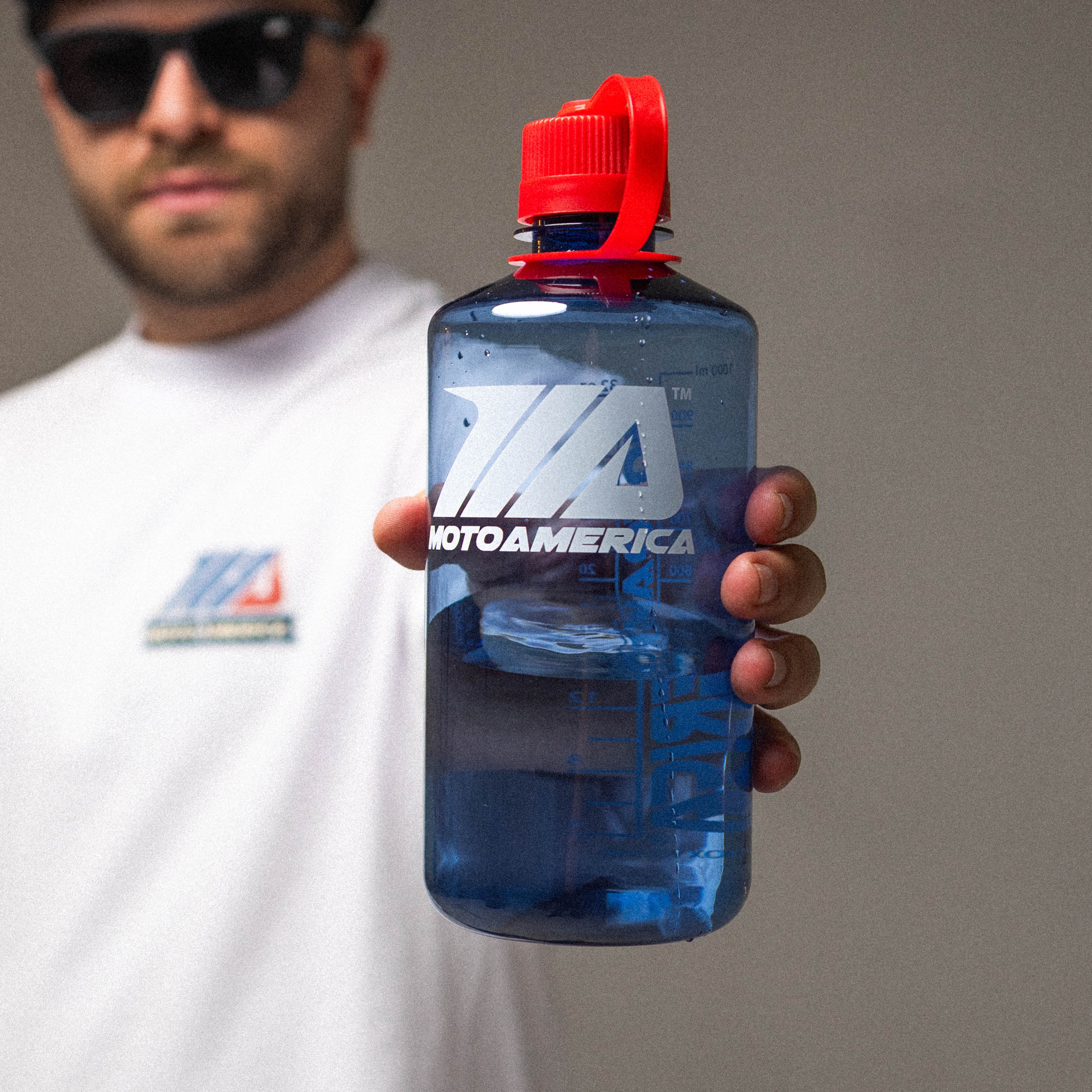 MotoAmerica® Clear Water Bottle