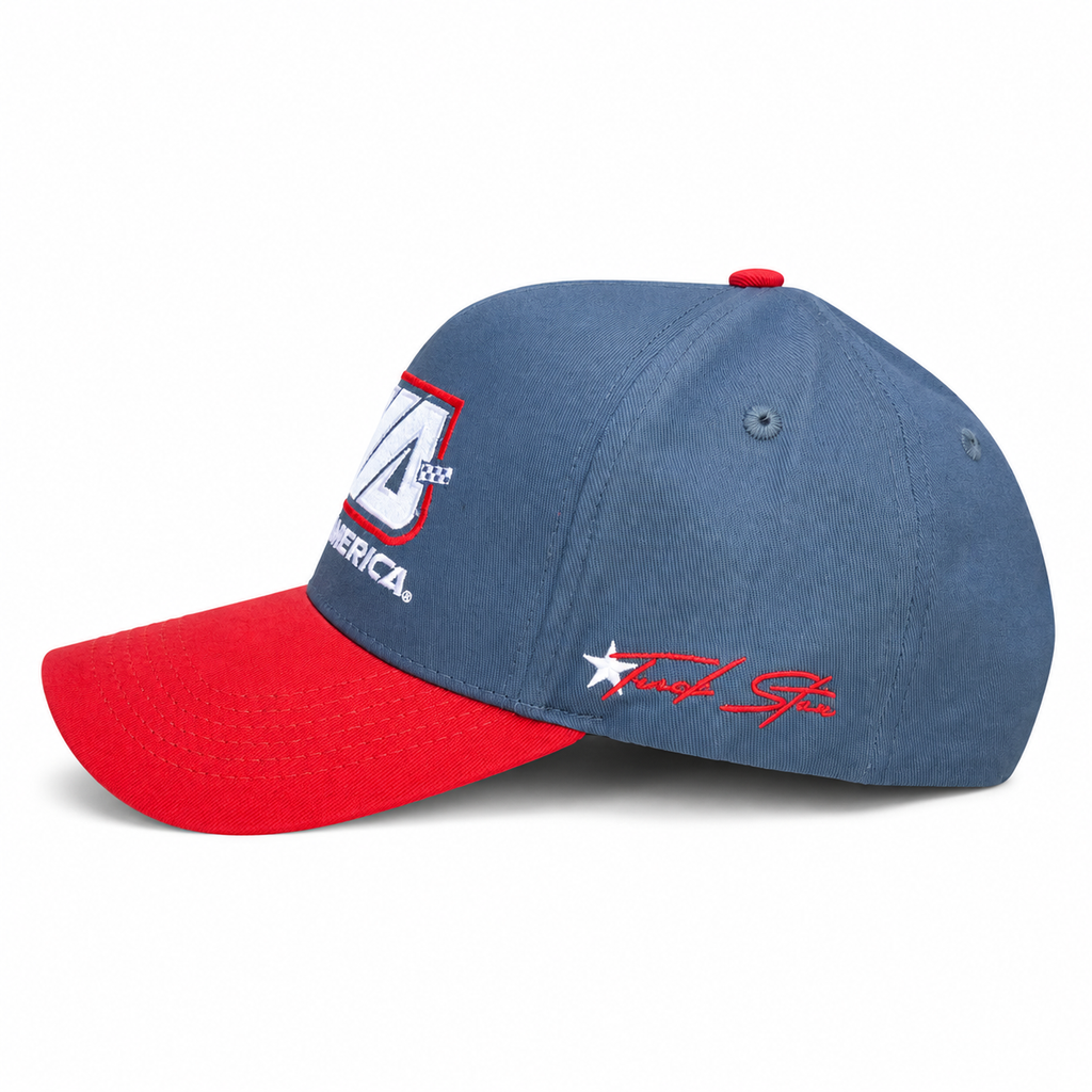 MA Track Star Hat Blue/Red