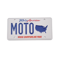 MOTO License Plate magnet