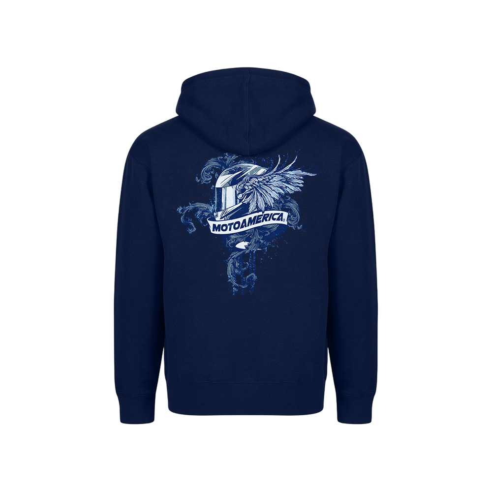 MotoAmerica Artist Helmet Hoodie