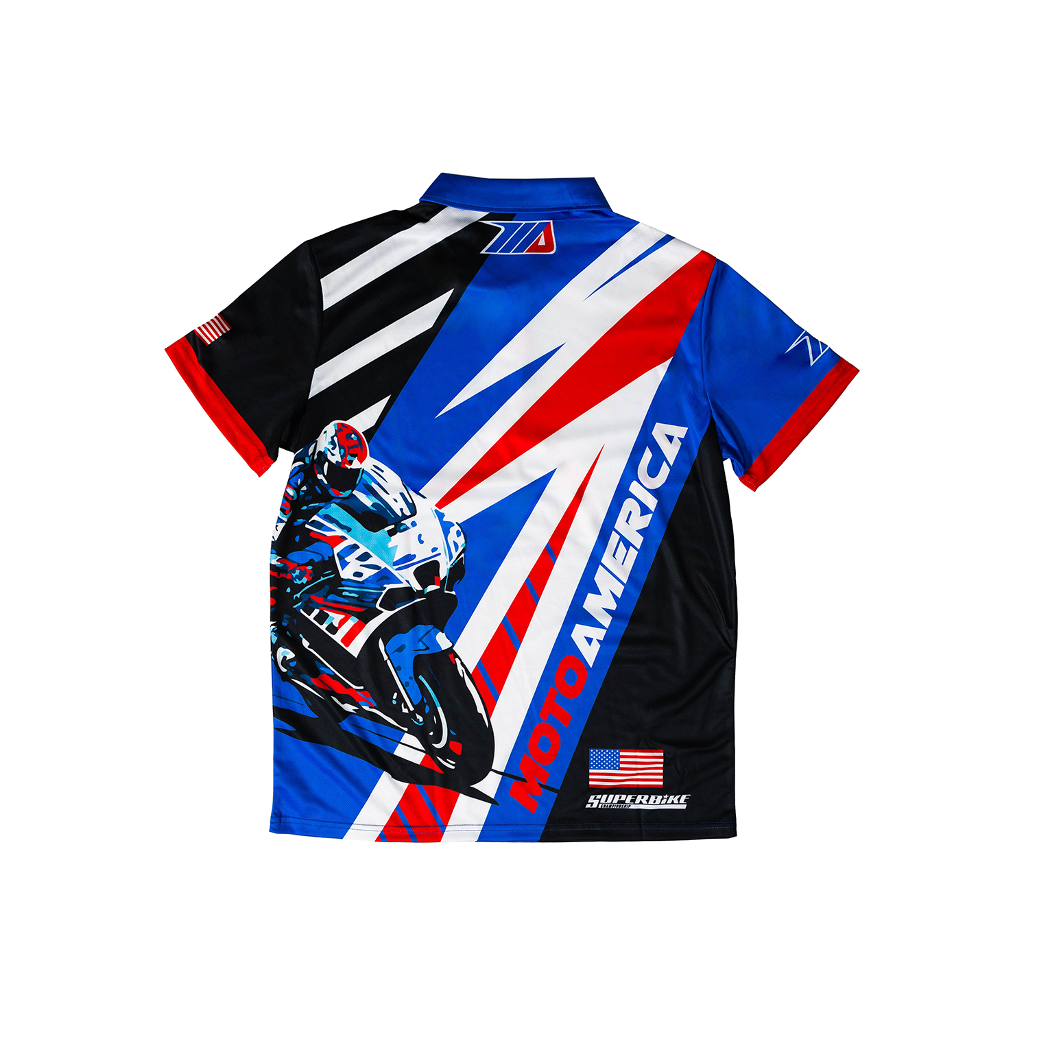 Zoom Button-Up Polo MotoAmerica®