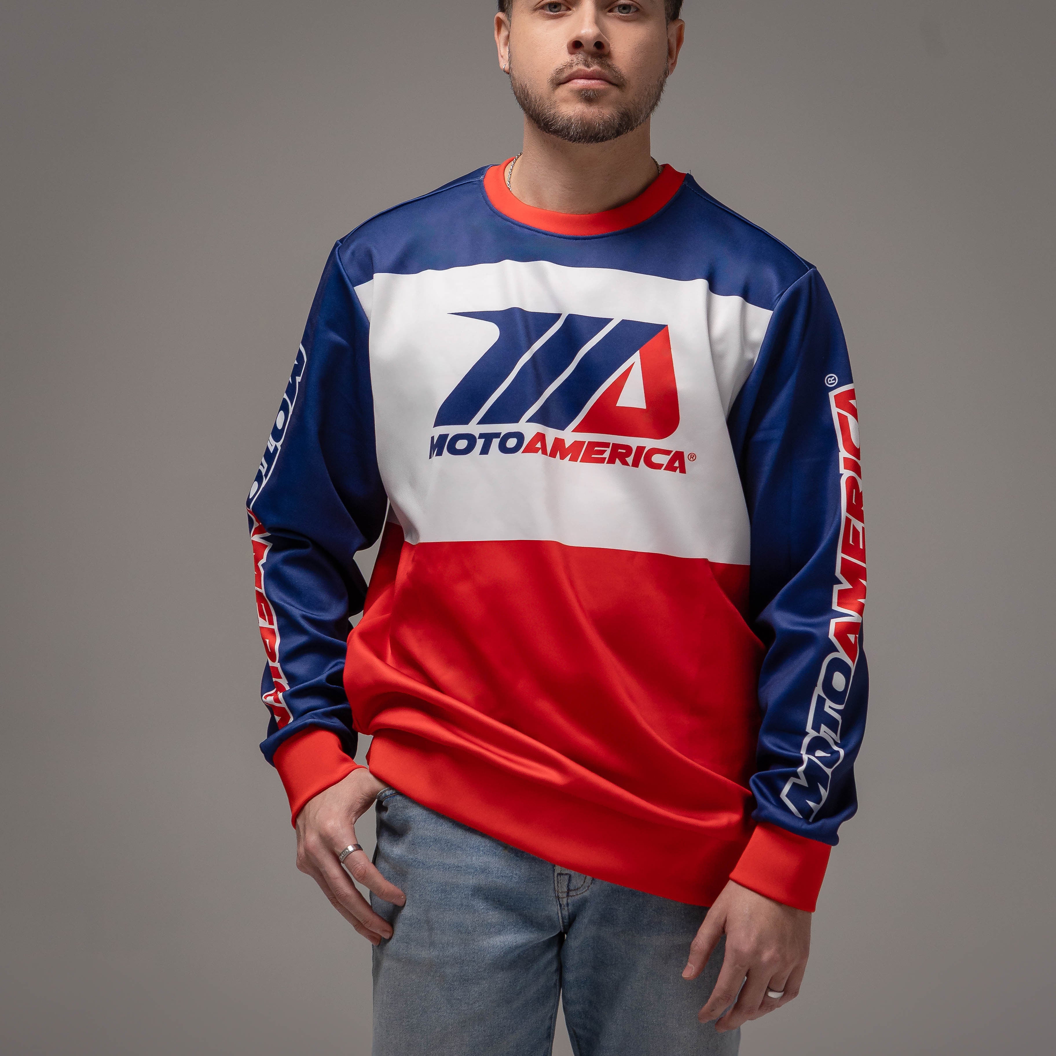 Straight Forward Crewneck MotoAmerica®