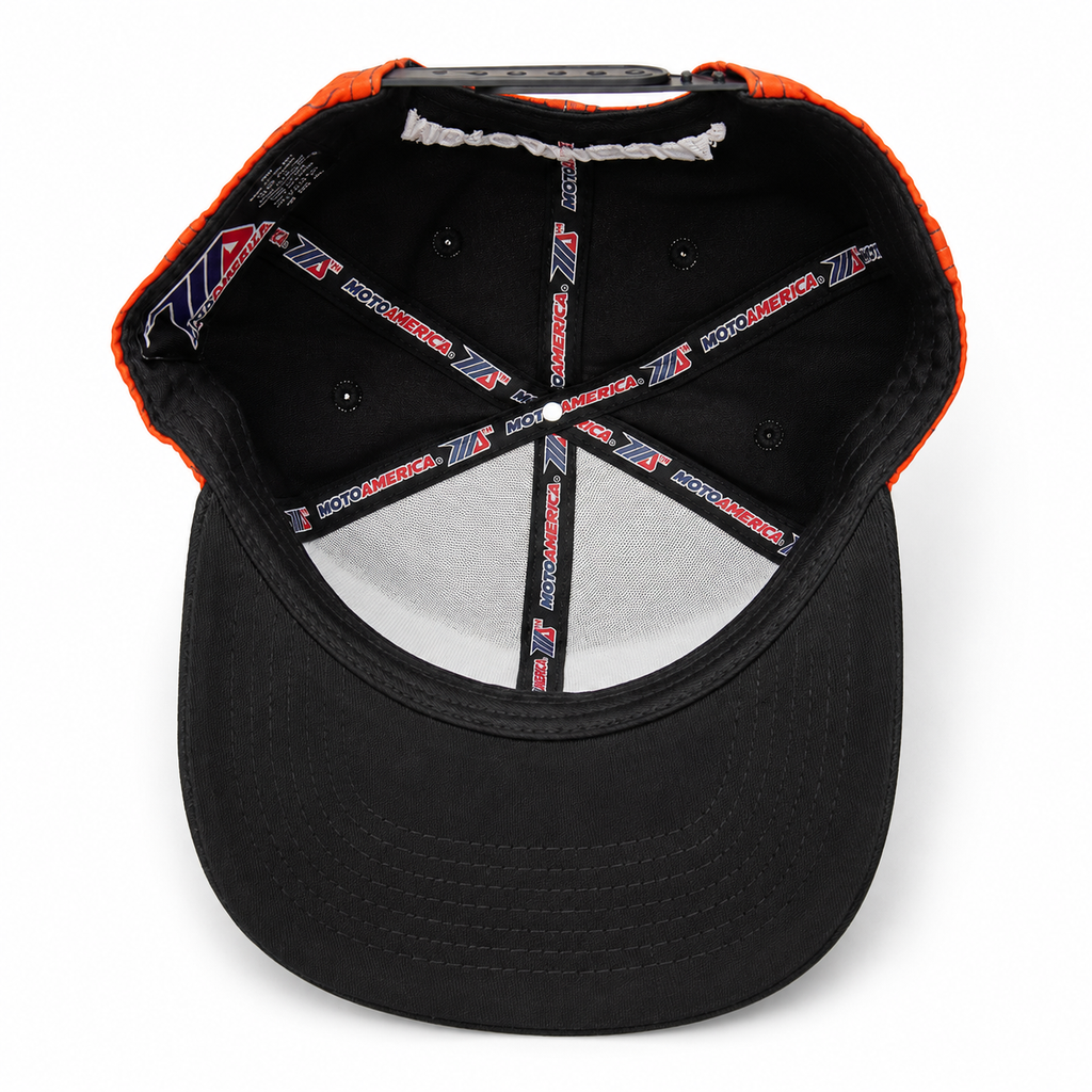 Tallic Baggers Hat MotoAmerica® Orange/Black