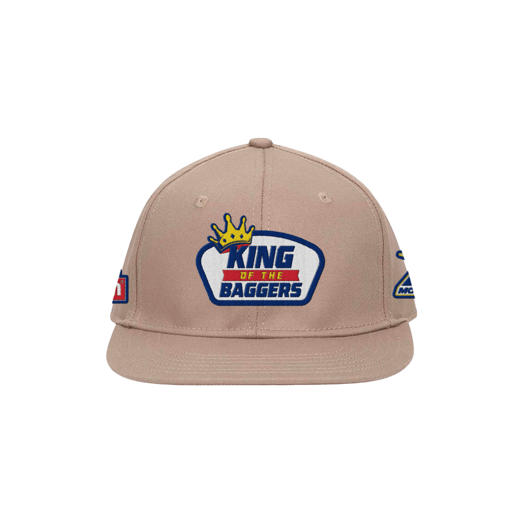 King of the Baggers Flex fit Khaki Hat MotoAmerica® 2023 - Moto America