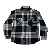 Seager MotoAmerica® Flannel, Black and Grey - Moto America