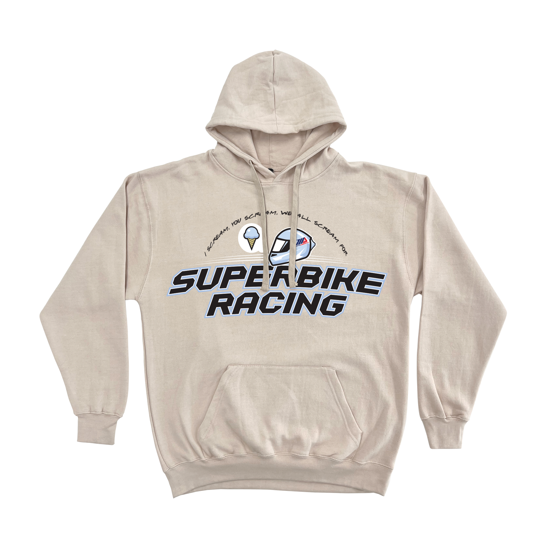 We all Scream for SuperBike Racing, Hoodie