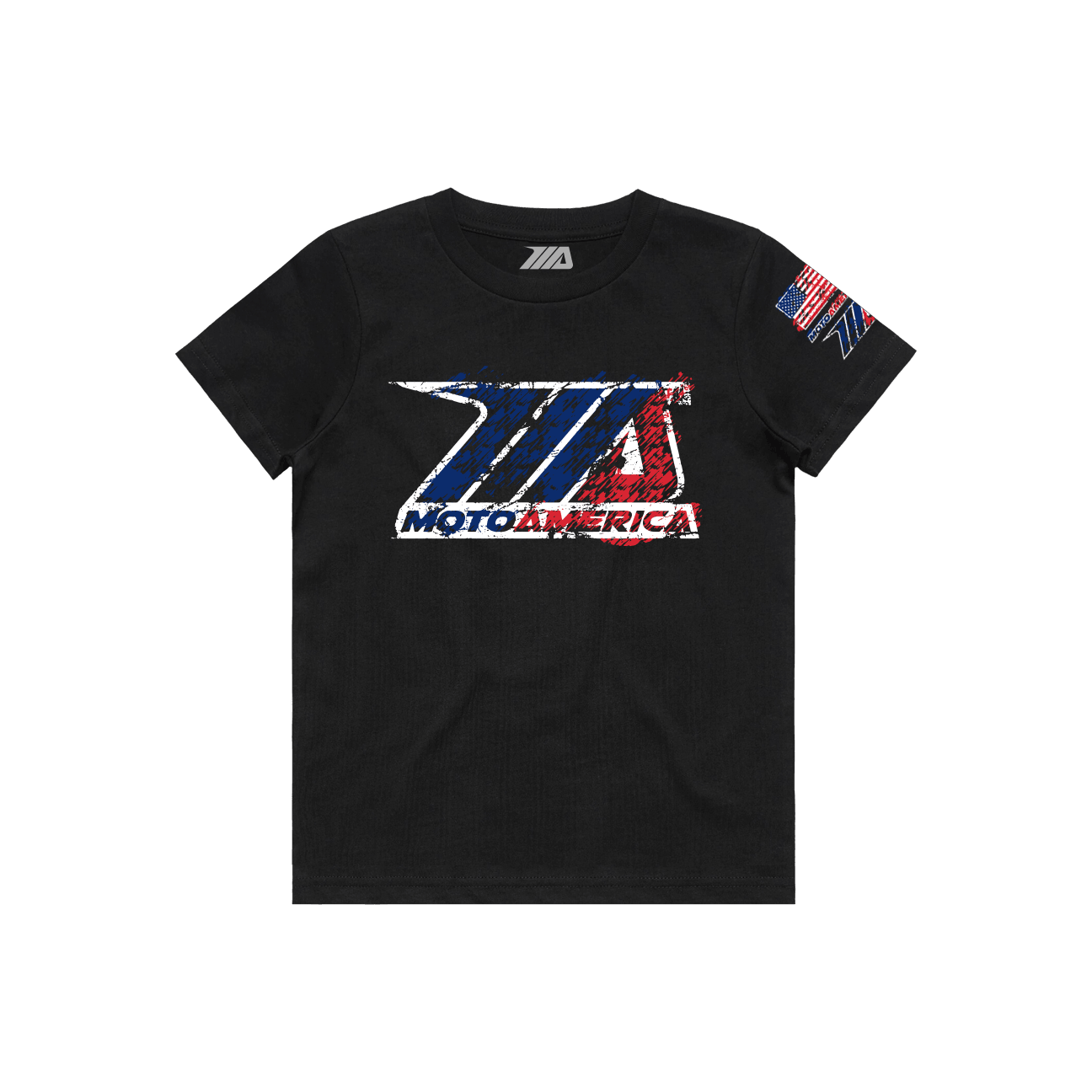 MA Kids Scribble, Black Tee MotoAmerica® 2023 - Moto America