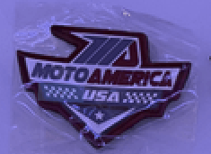 MA Rubber Patch Red/White/Blue - Moto America