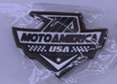 MA Rubber Patch Brown/White/Black - Moto America